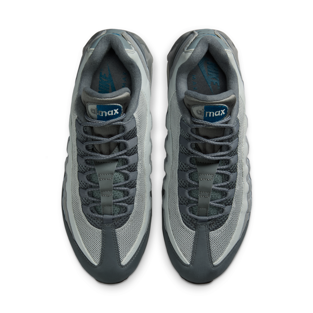 Nike Air Max 95 OG Big Bubble Smoke Grey Green Abyss, Smoke Grey/Wolf Grey/Light Smoke Grey/Green Abyss (IH4457-003)