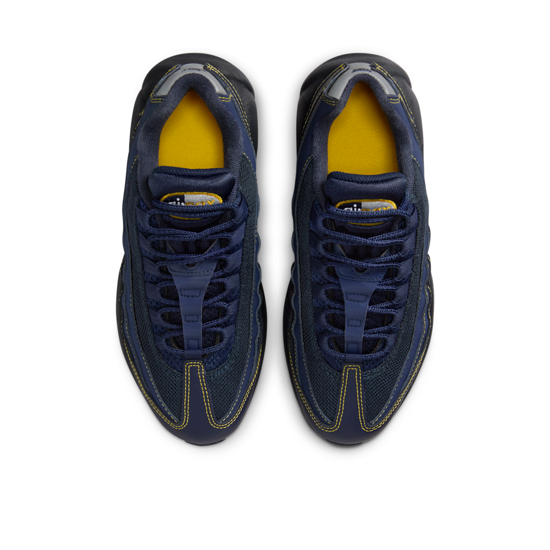 Nike Air Max 95 Recraft Obsidian Varsity Maize Wolf Grey - Sneak