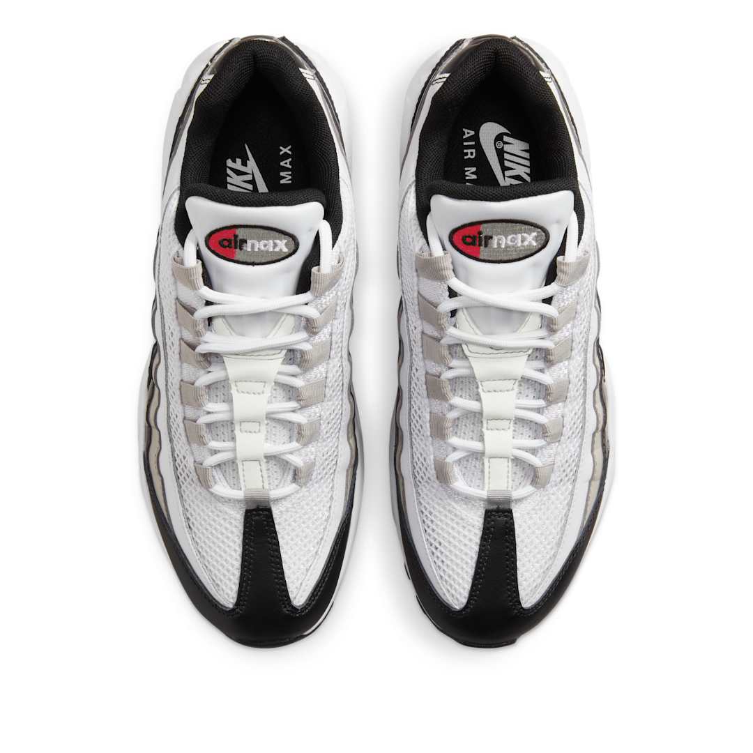 Nike Air Max 95 White Light Iron Ore Black Patent
