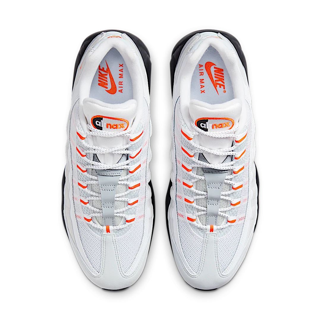 Nike Air Max 95 Wolf Grey Safety Orange Pure Platinum, Wolf Grey/Pure Platinum/Photon Dust/Safety Orange (HM0622-002)