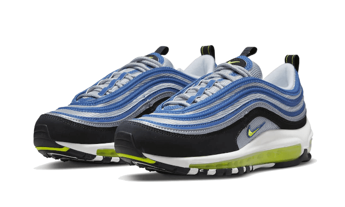 Nike Air Max 97 OG Atlantic Blue Voltage Yellow, Atlantic Blue/Metallic Silver/Black/Voltage Yellow (DM0028-400)