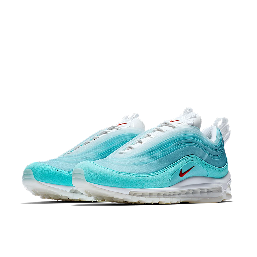 Nike Air Max 97 Shanghai Kaleidoscope, Ice Blue/Red-White (CI1508-400)