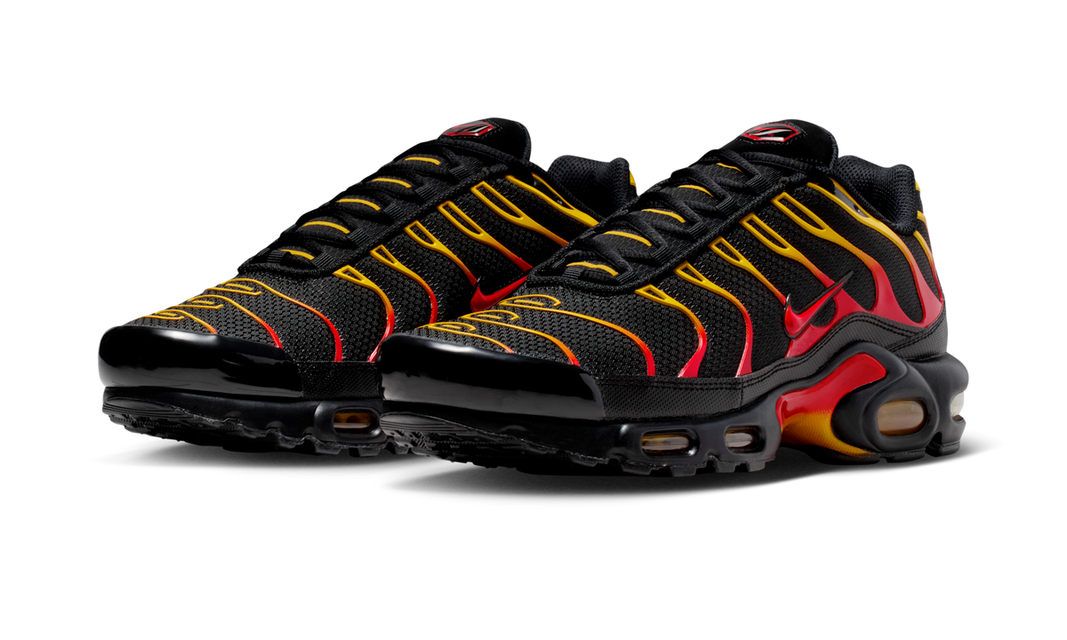 Nike Air Max Plus Black University Gold Red
