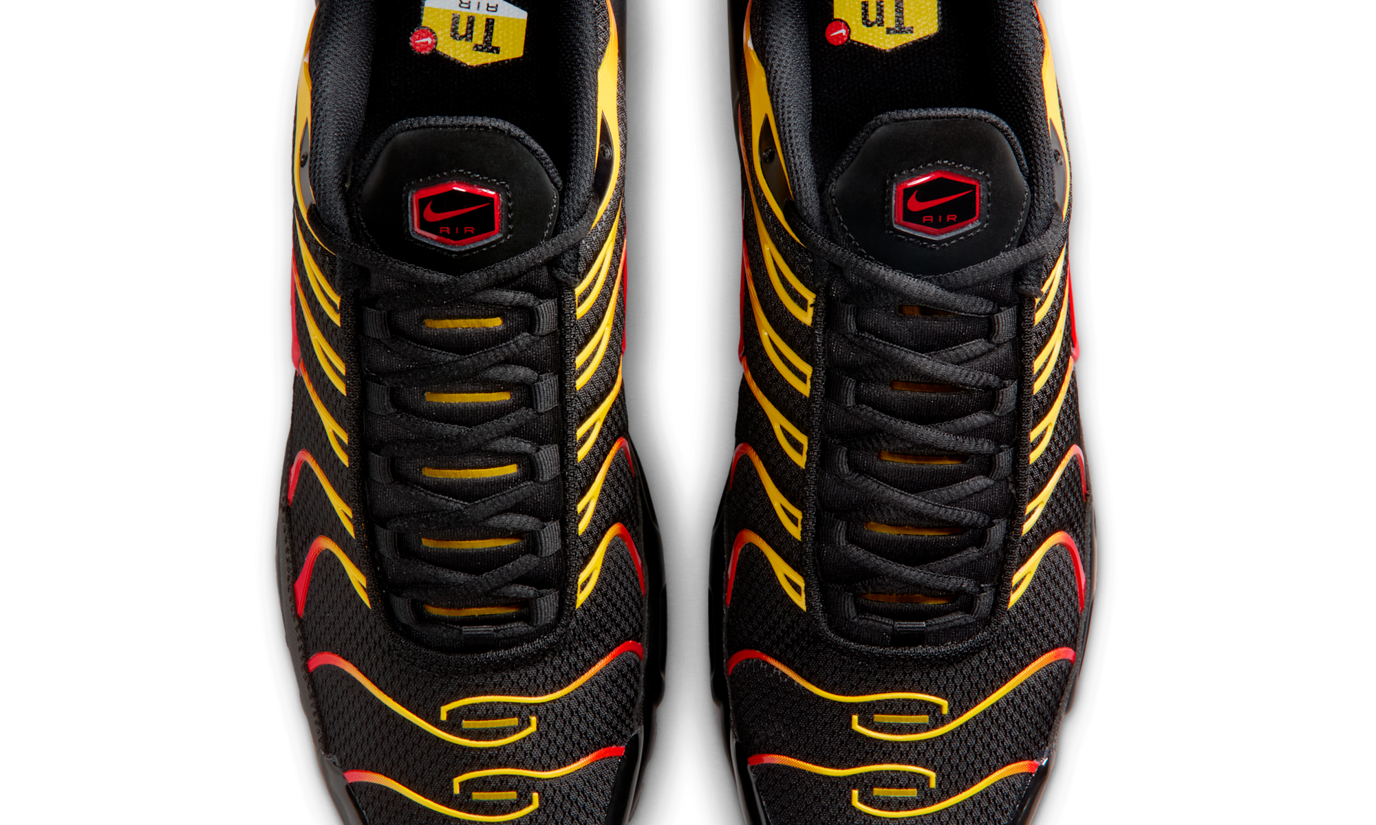 Nike Air Max Plus Black University Gold Red