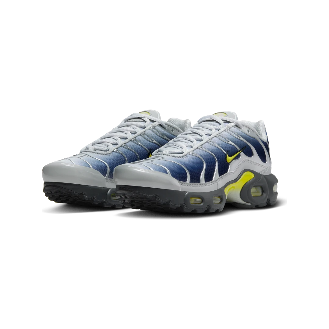 Nike Air Max Plus Obsidian Silver, Metallic Silver/Obsidian/Photon Dust/Opti Yellow (HF0030-001)