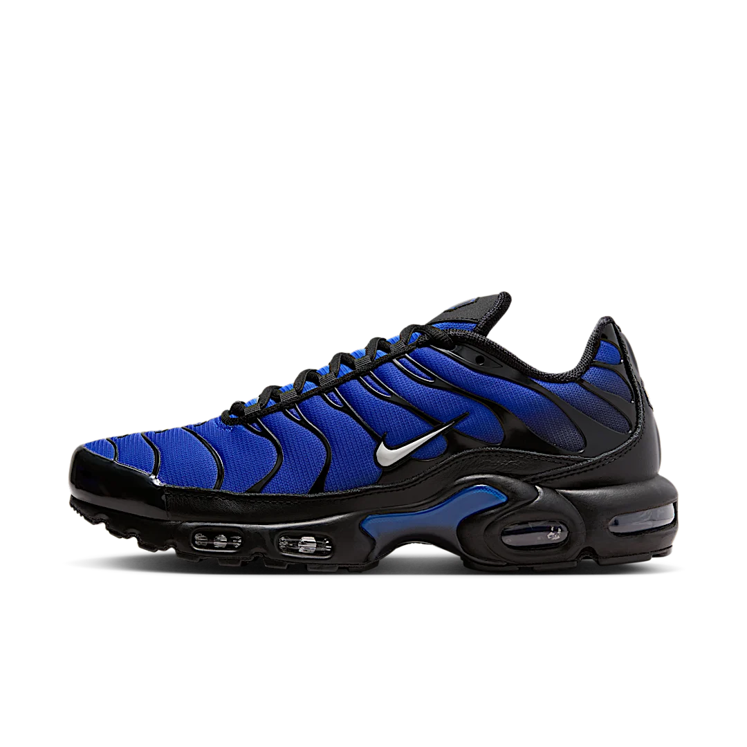 Nike Air Max Plus Premium Black Racer Blue, Black/Phantom/Racer Blue (FQ7331-001)