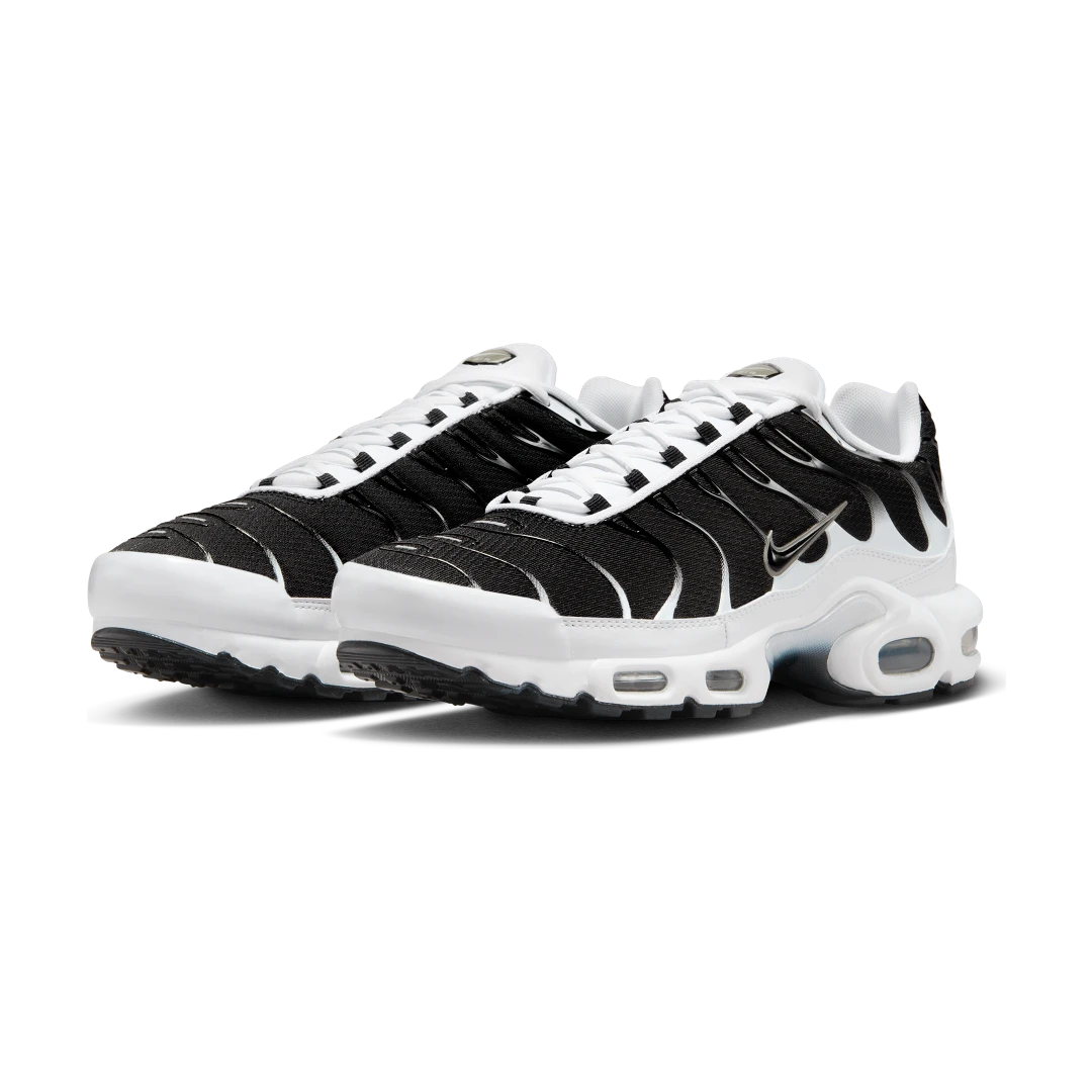 Nike Air Max Plus White Black Metallic Pewter