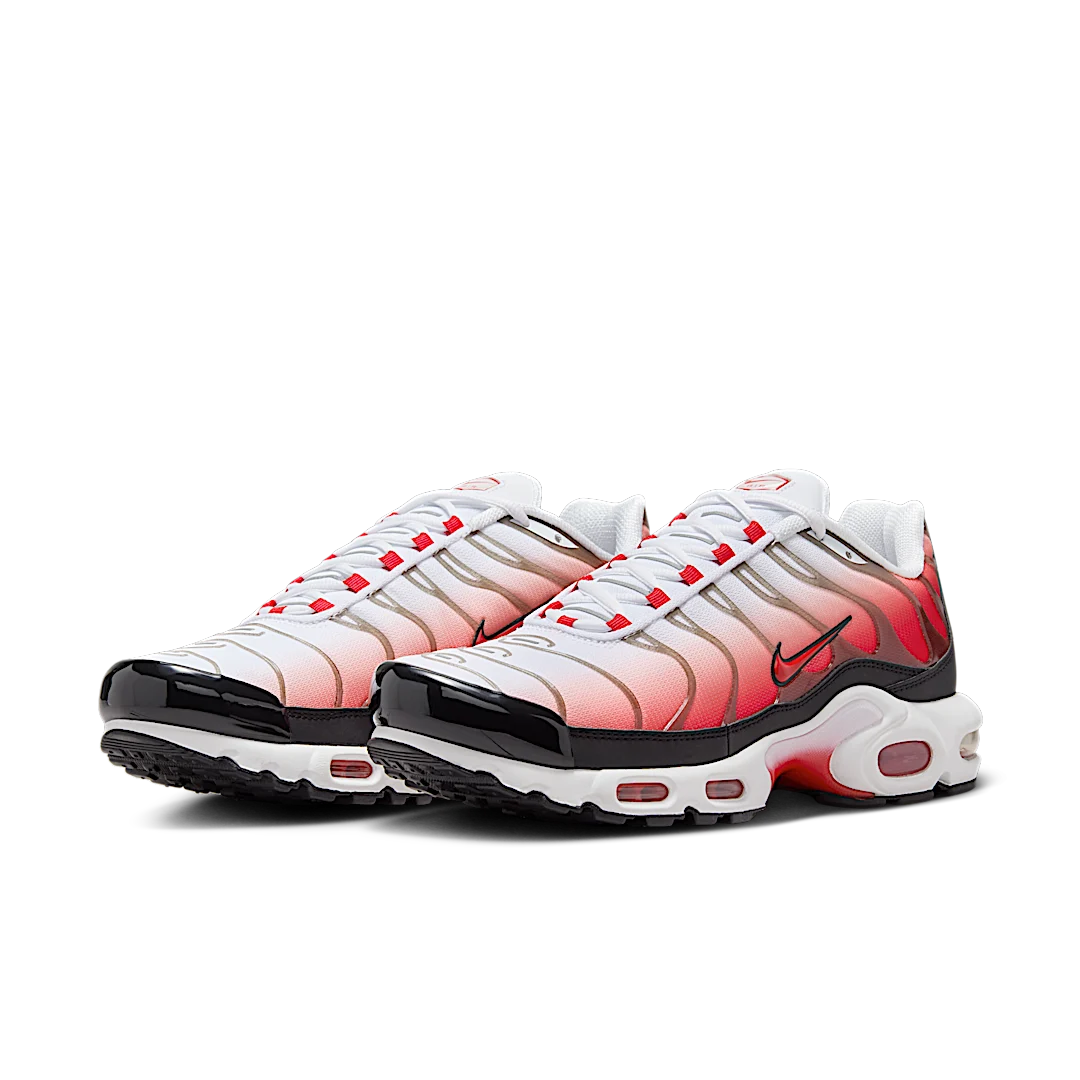 Nike Air Max Plus White Black University Red