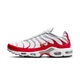 Nike Air Max Plus White University Red Wolf Grey