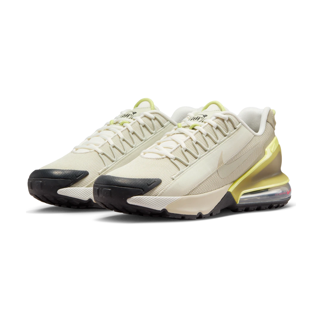 Nike Air Max Pulse Roam Stone, Stone/Stone-Light Bone-Summit White-Light Lemon Twist-Siren Red (DZ3544-200)