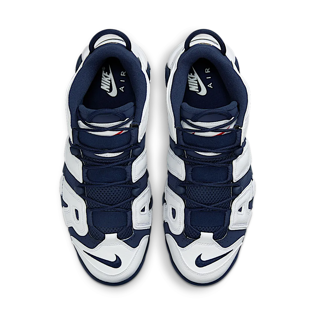 Nike Air More Uptempo 96 Olympic (2024), White/Midnight Navy/Metallic Gold/University Red (FQ8182-100)