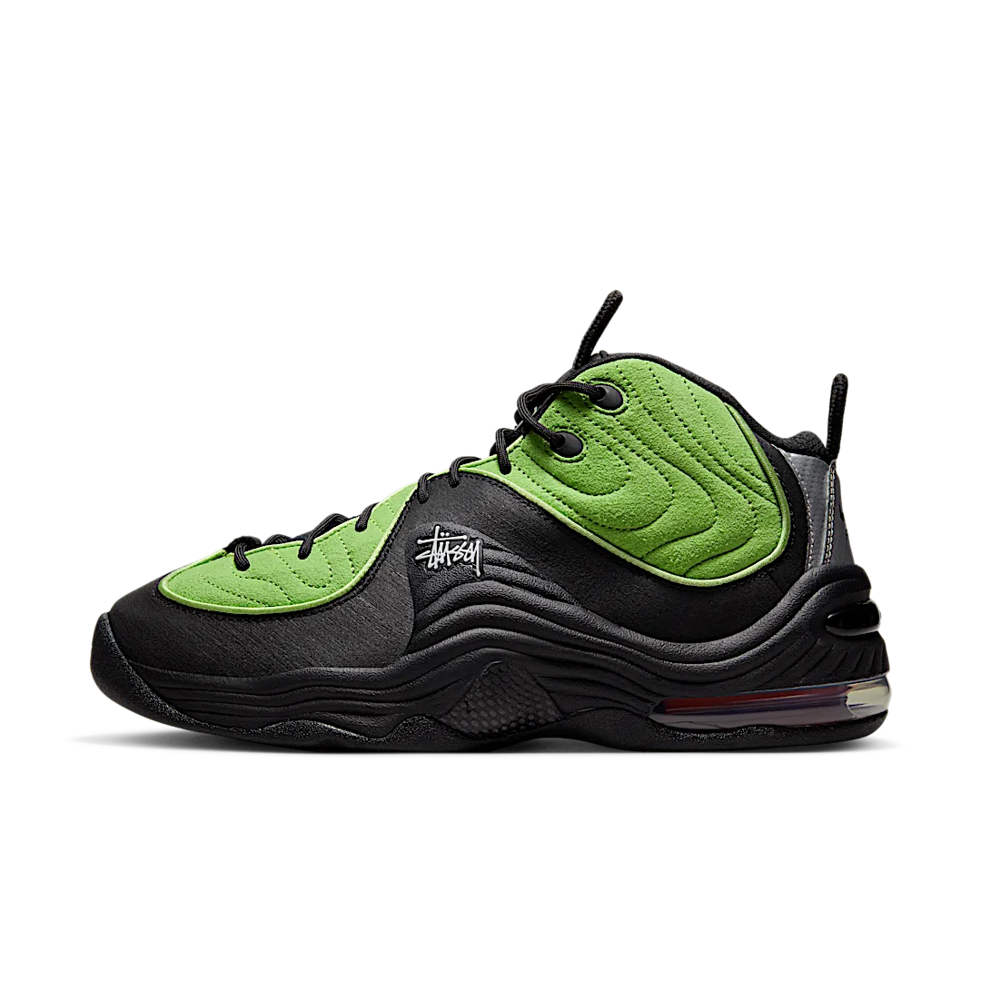 Nike Air Penny 2 Stussy Vivid Green Black, Black/Green-White (DX6933-300)