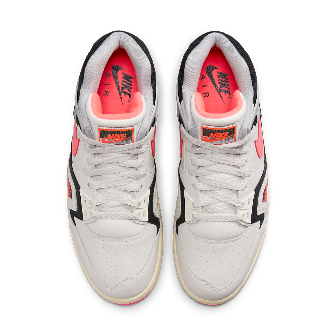 Nike Air Tech Challenge II Hot Lava (2024), Phantom/Hot Lava/Black/Silver/Pale Ivory (FZ9033-001)