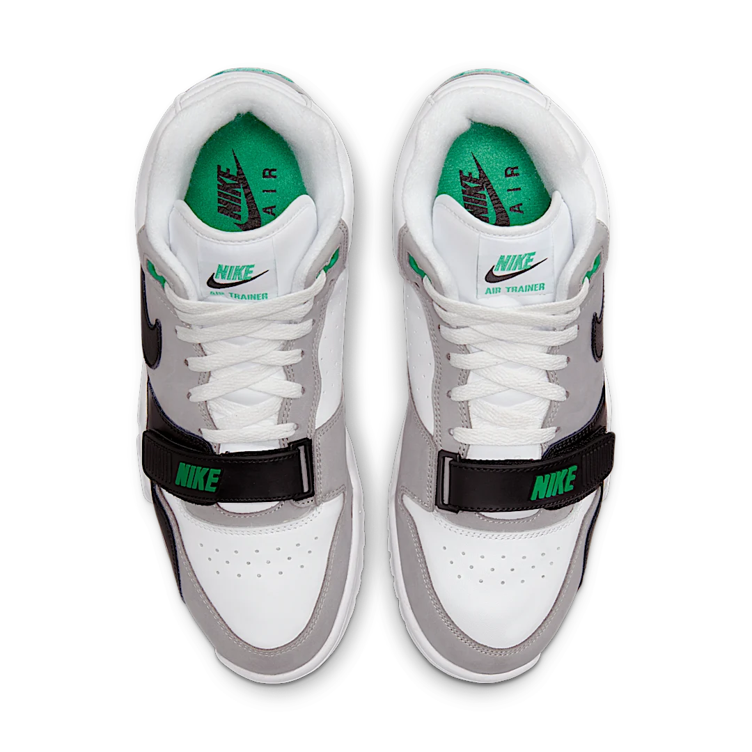 Nike Air Trainer 1 Chlorophyll (2022), White/Black/Medium Grey (DM0521-100)