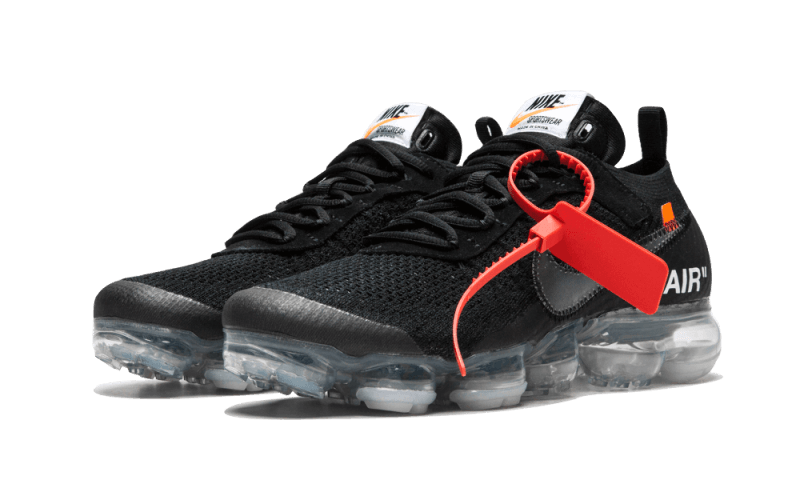 Nike Air VaporMax Off-White Black (2018), Black/Total Crimson-Clear (AA3831-002)