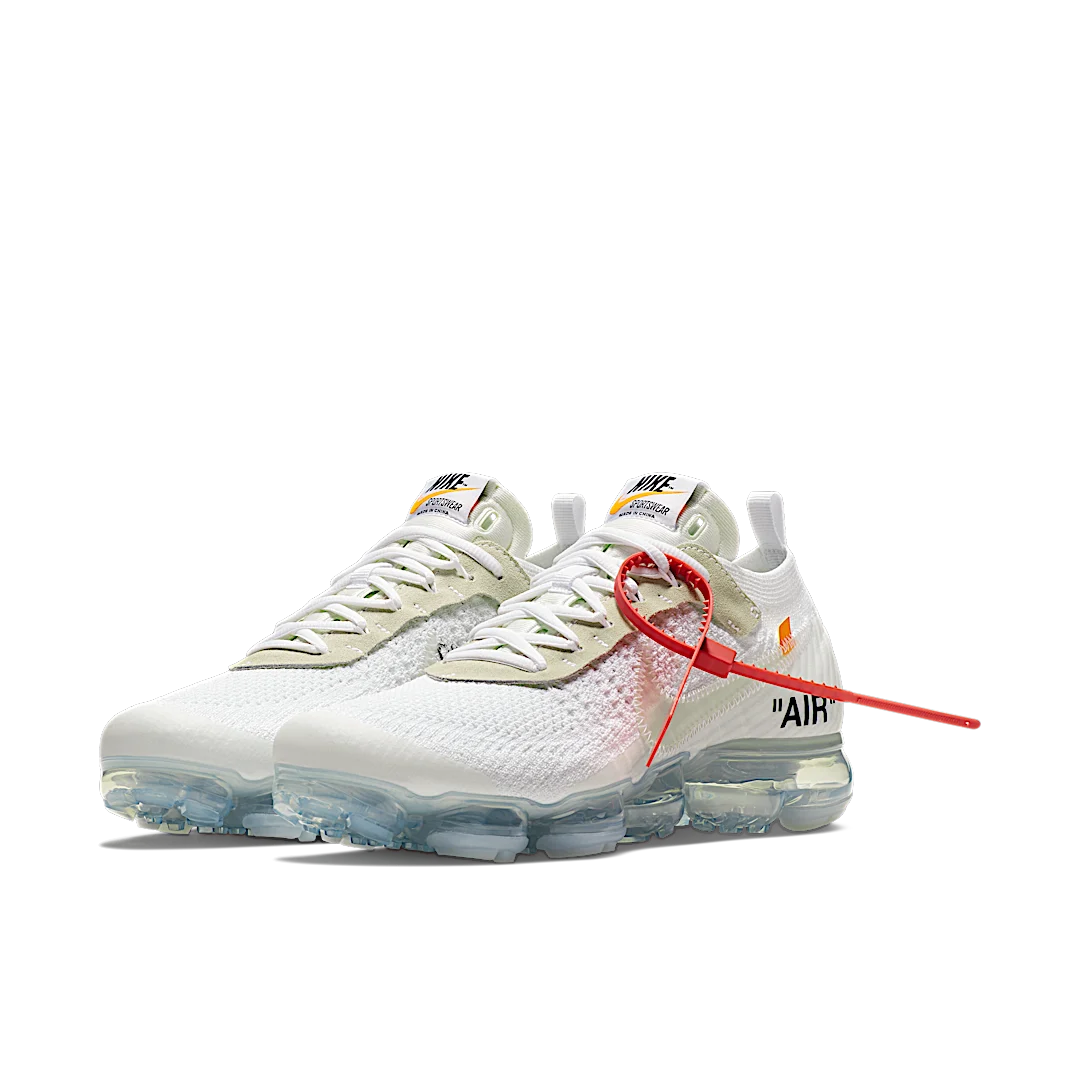 Nike Air VaporMax Off-White (2018), White/Total Orange-Black (AA3831-100)