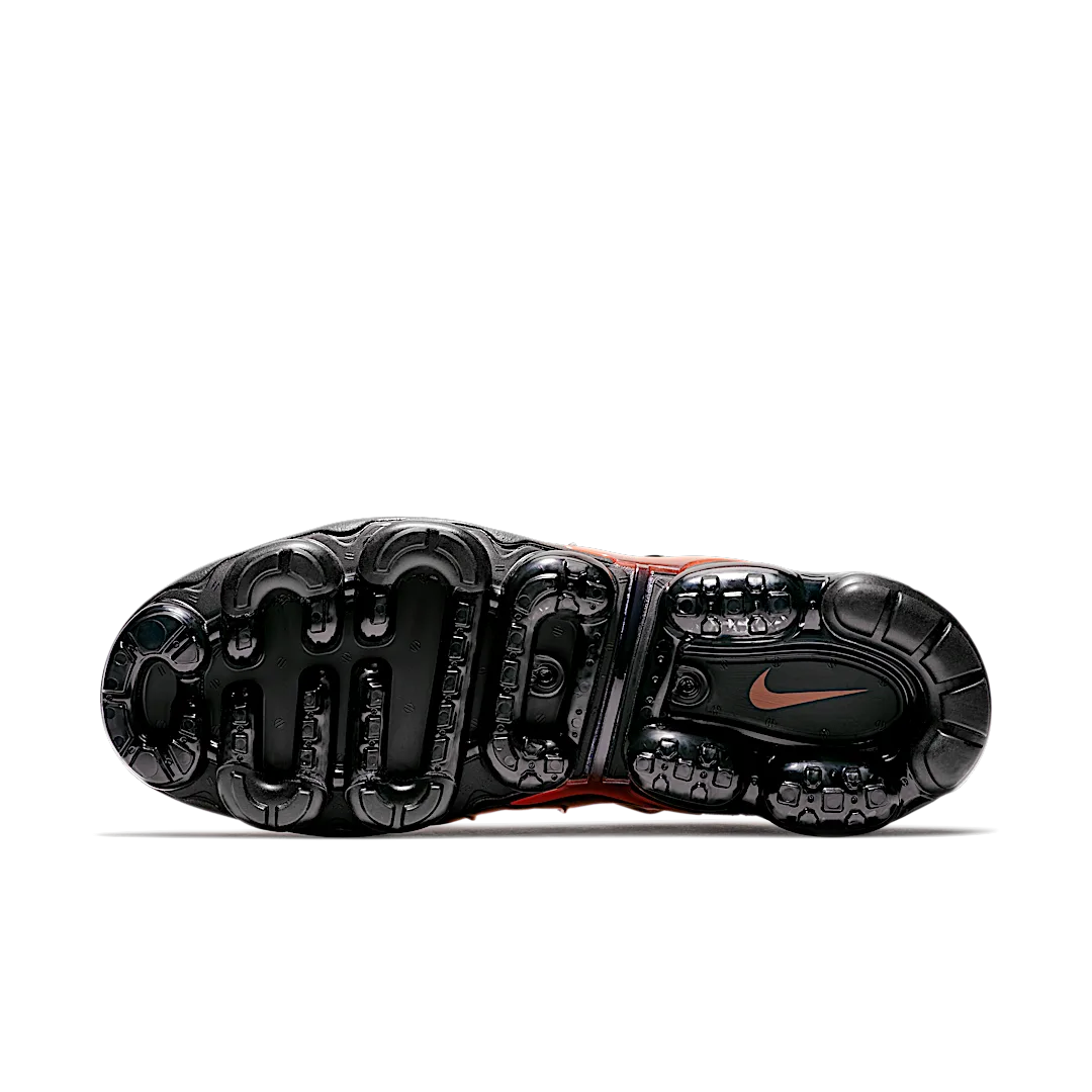 Nike Air VaporMax Plus Black Orange Crimson, Black/Black-Total Orange-Total Crimson (924453-006)