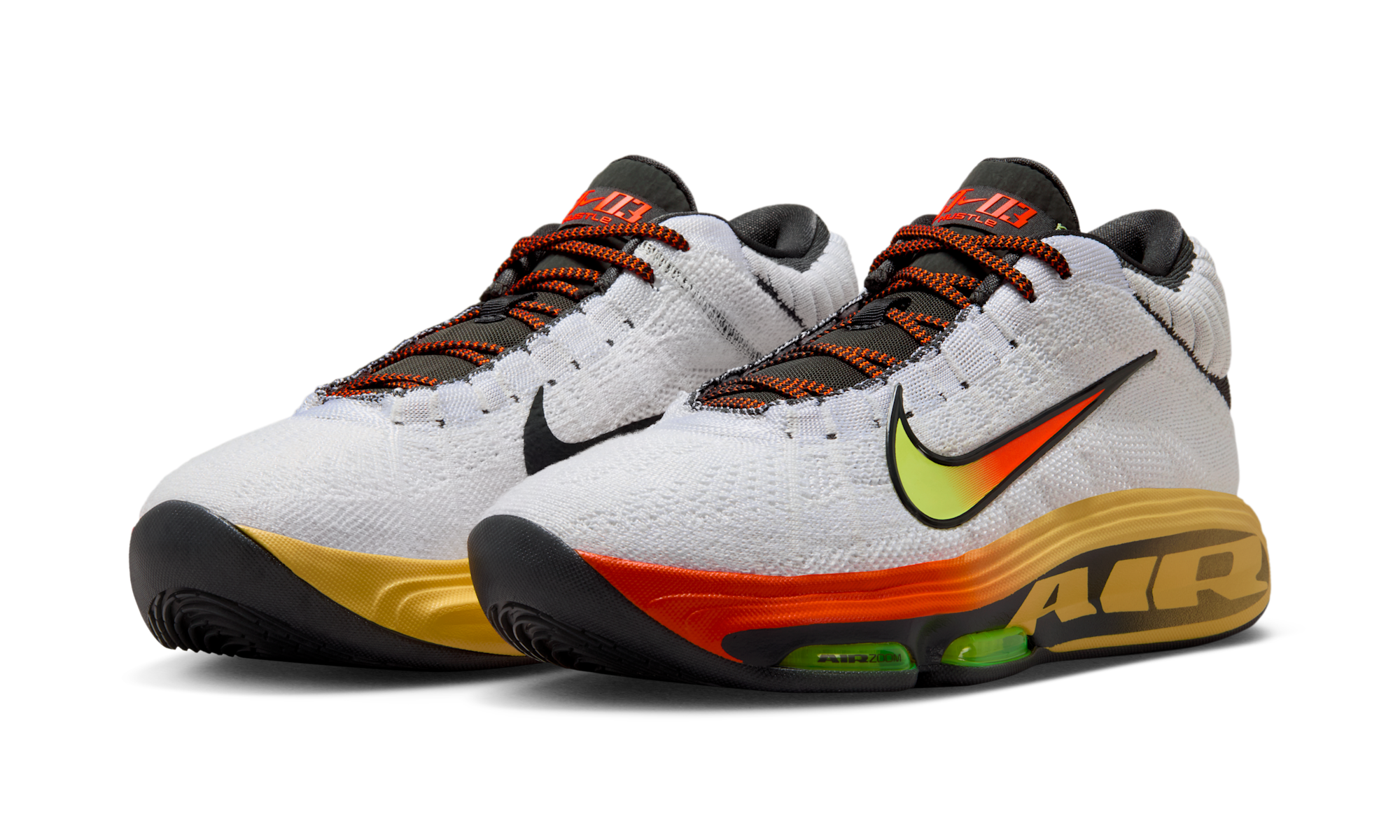 Nike Air Zoom GT Hustle 3 Big Air White Safety Orange