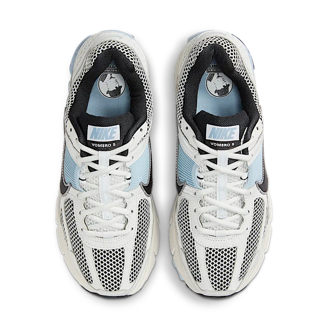 Nike Air Zoom Vomero 5 Light Armory Blue, Platinum Tint/Black/Light Armory Blue/Phantom/White/Metallic Platinum (FQ7079-001)