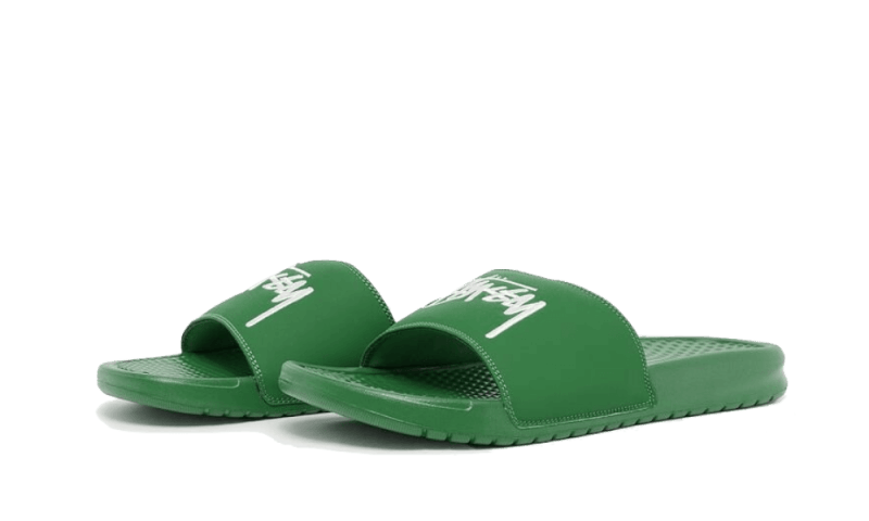 Nike Benassi Slide Stussy Pine Green Sail