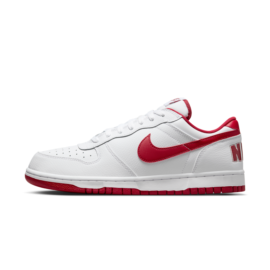 Nike Big Nike Low White Gym Red, White/Gym Red (355152-150)