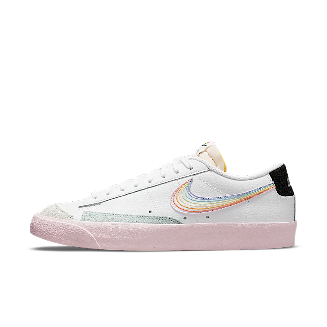 Nike Blazer Low 77 Be True (2021), White/Multi-Color-Laser Fuchsia (DD3034-100)
