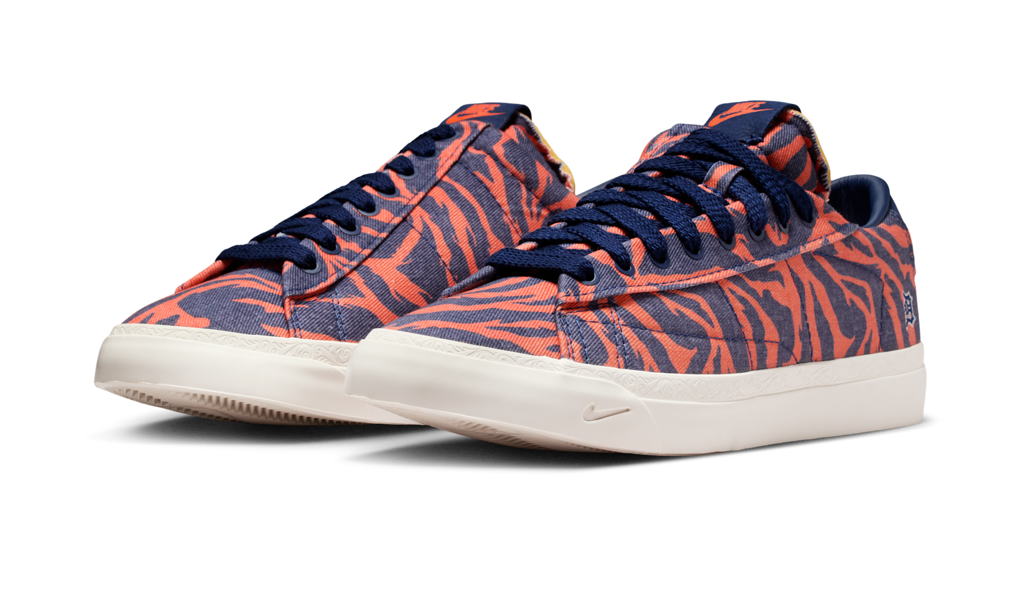 Nike Blazer Low Devin Booker Detroit Tigers Safety Orange Blue Void