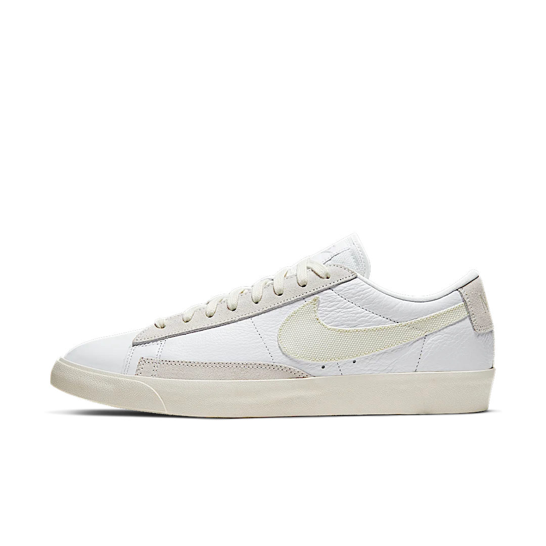 Nike Blazer Low Leather White Sail, White/Sail-Platinum Tint (CW7585-100)