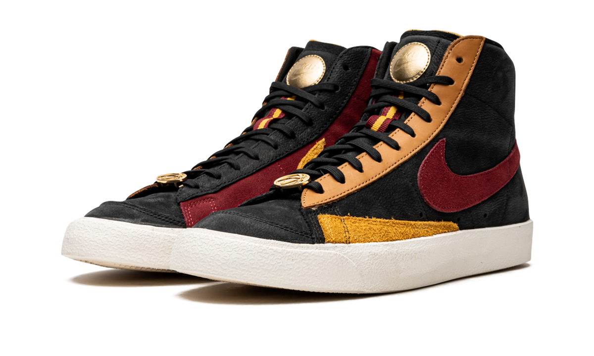 Nike Blazer Mid 77 Black Team Red University Gold