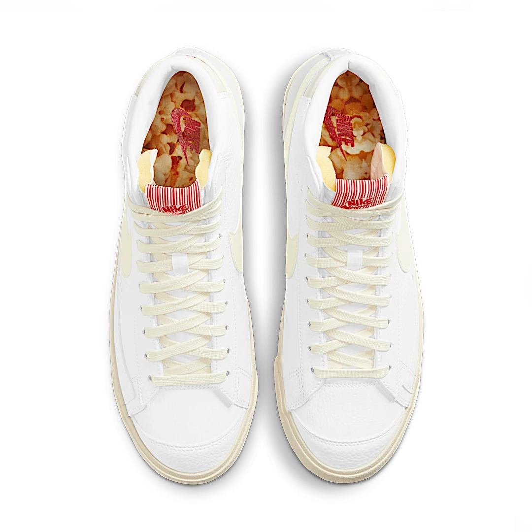 Nike Blazer Mid 77 Vintage Popcorn, White/Coconut Milk/Coconut Milk (CW6421-100)
