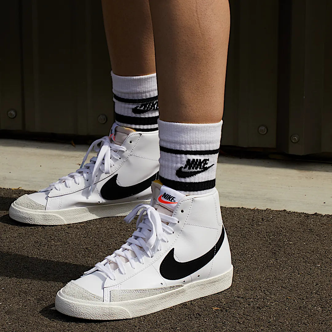 Nike Blazer Mid 77 White Black, White/Sail-Black (CZ1055-100)