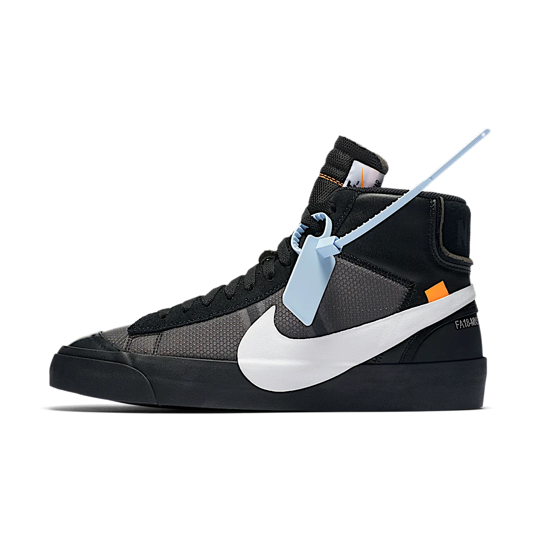 Nike Blazer Mid Off-White Grim Reaper, Black/White-Cone-Black (AA3832-001)