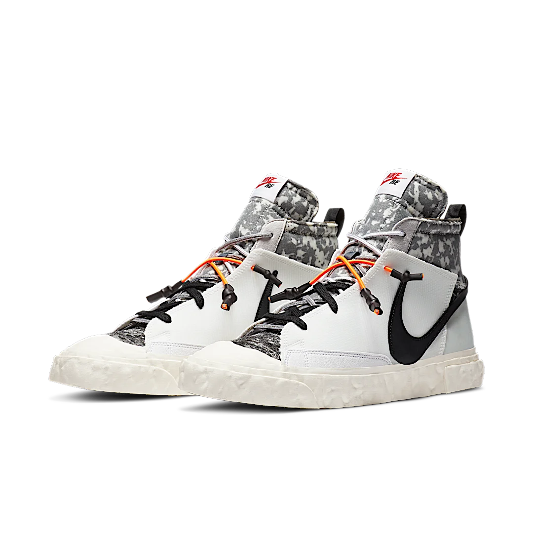 Nike Blazer Mid READYMADE White, White/Vast Grey/Volt/Total Orange (CZ3589-100)