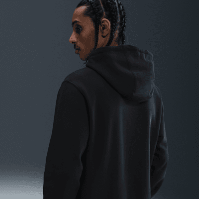 Nike Club Fleece Pullover Hoodie Black/White
