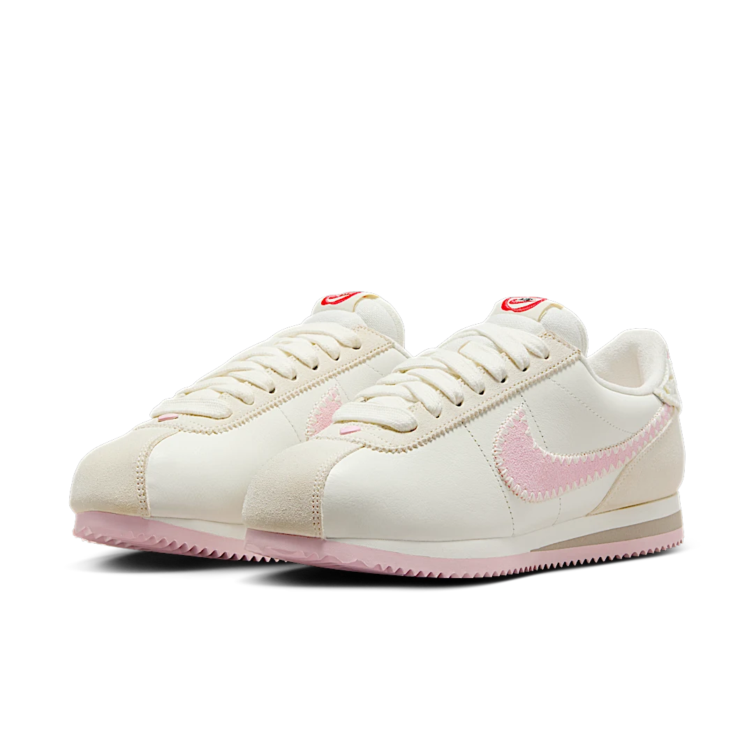 Nike Cortez Valentine's Day (2025), Sail/Pink Foam/Sail/College Grey (HV6012-161)