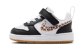 Nike Court Borough Low Black White Leopard Swoosh (TD)