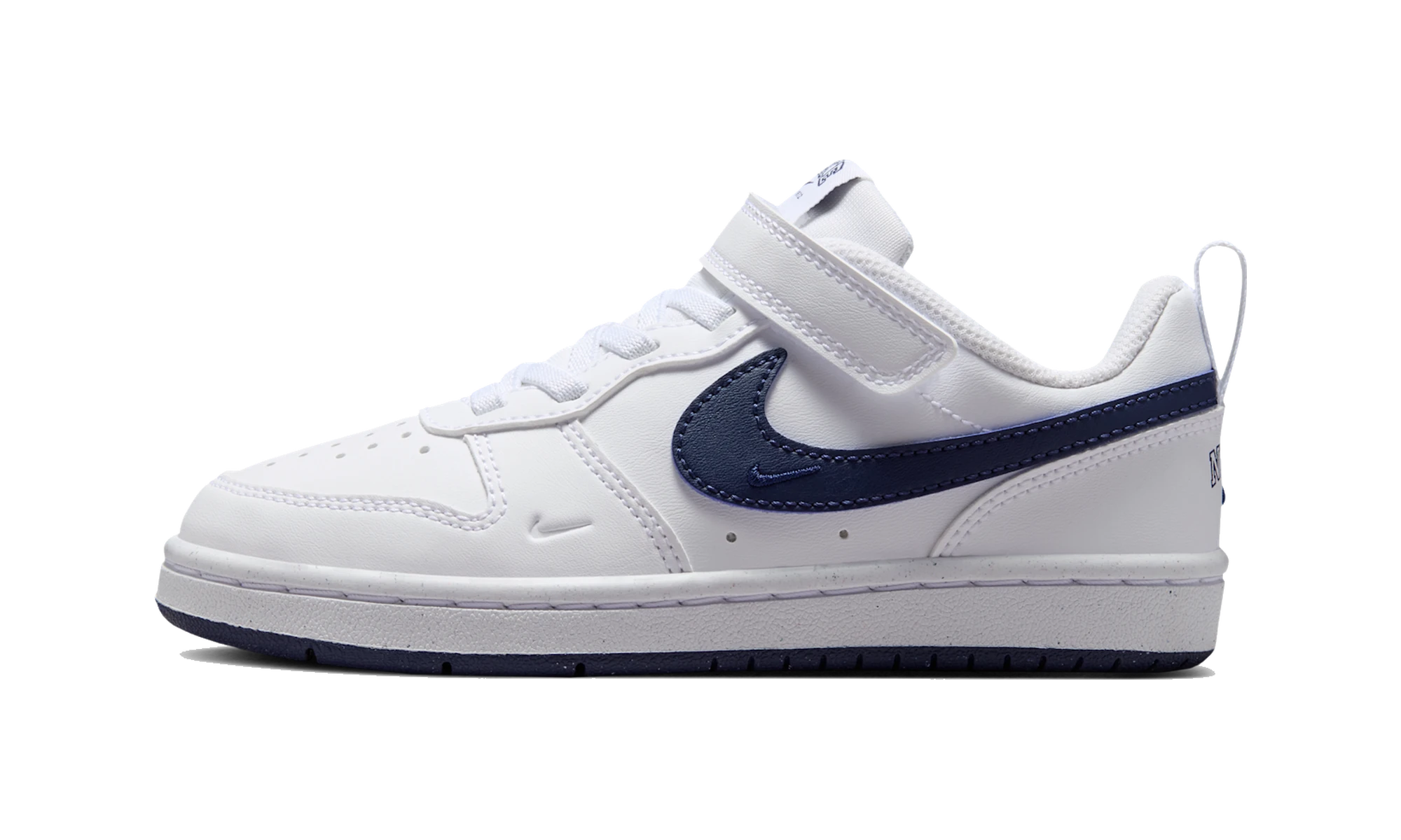 Nike Court Borough Low PS White Midnight Navy