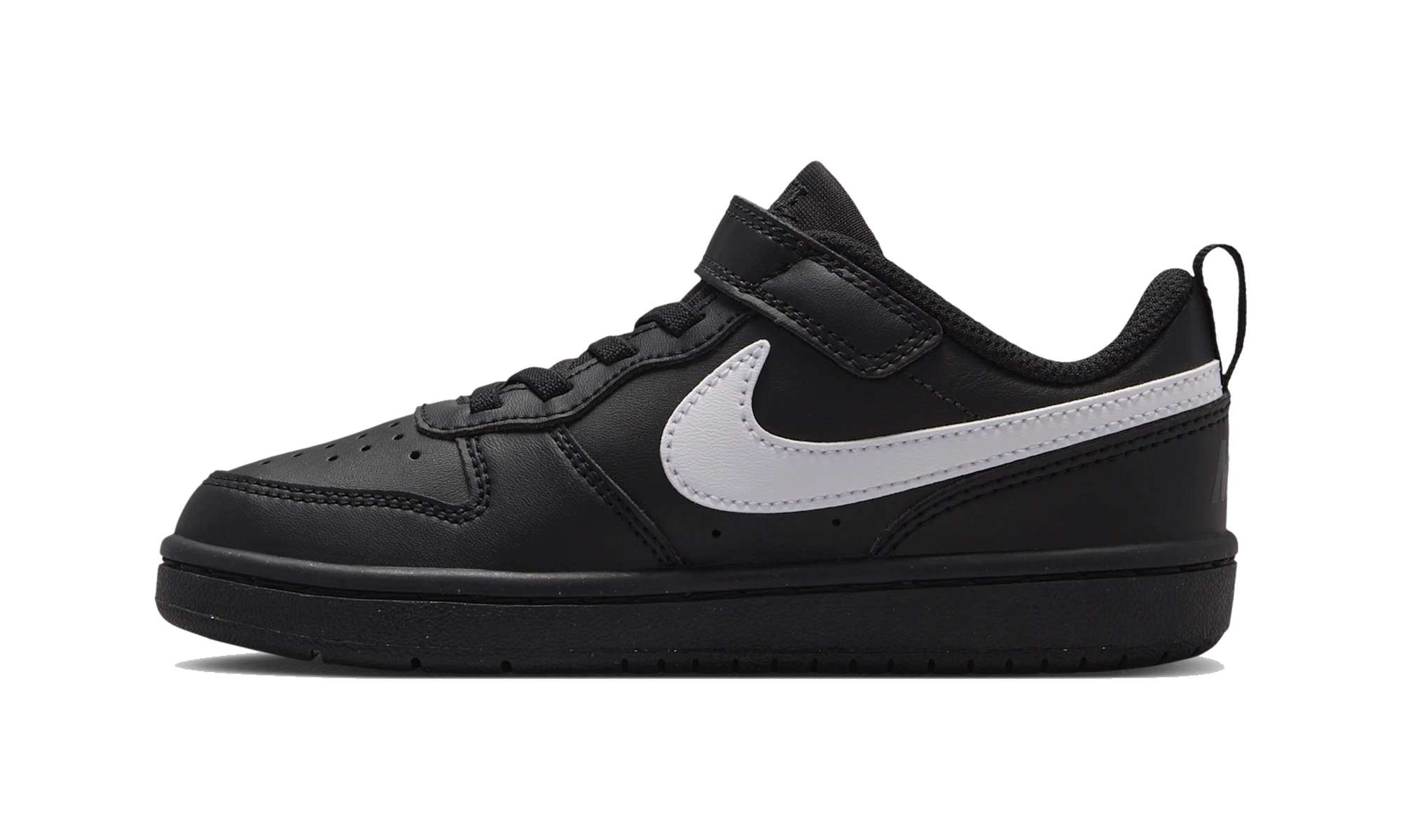 Nike Court Borough Low Recraft Black White Black (PS)
