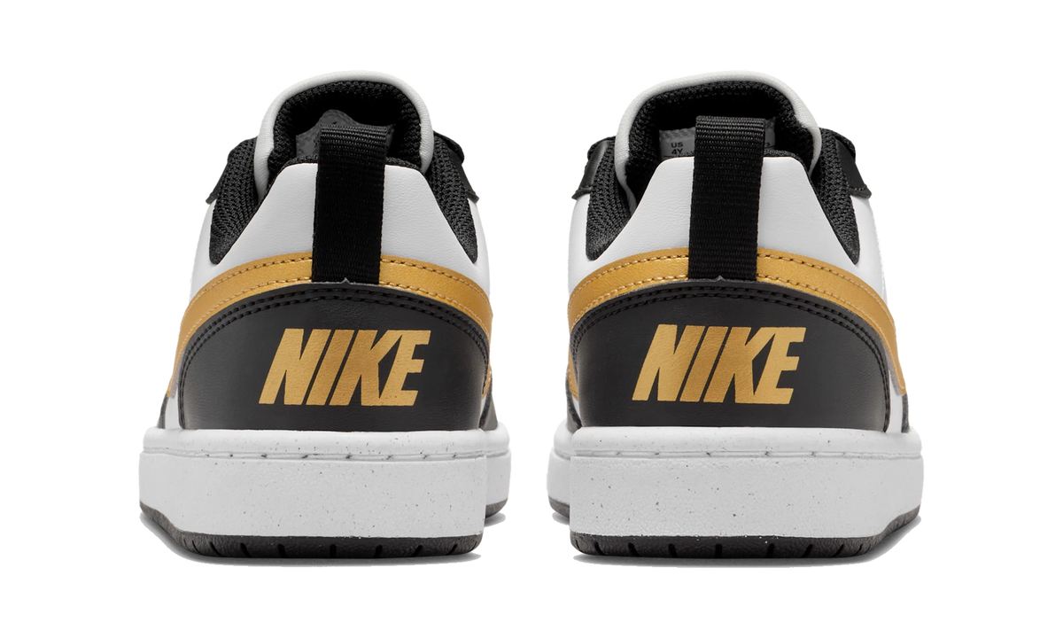 Nike Court Borough Low Recraft Black White Metallic Gold