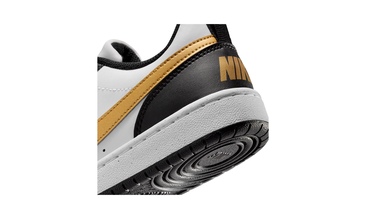 Nike Court Borough Low Recraft Black White Metallic Gold