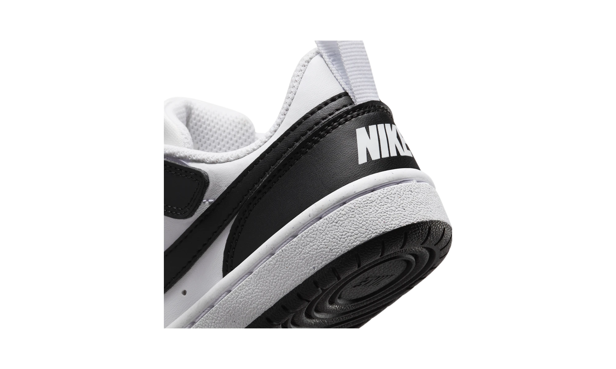 Nike Court Borough Low Recraft Black White (PS)