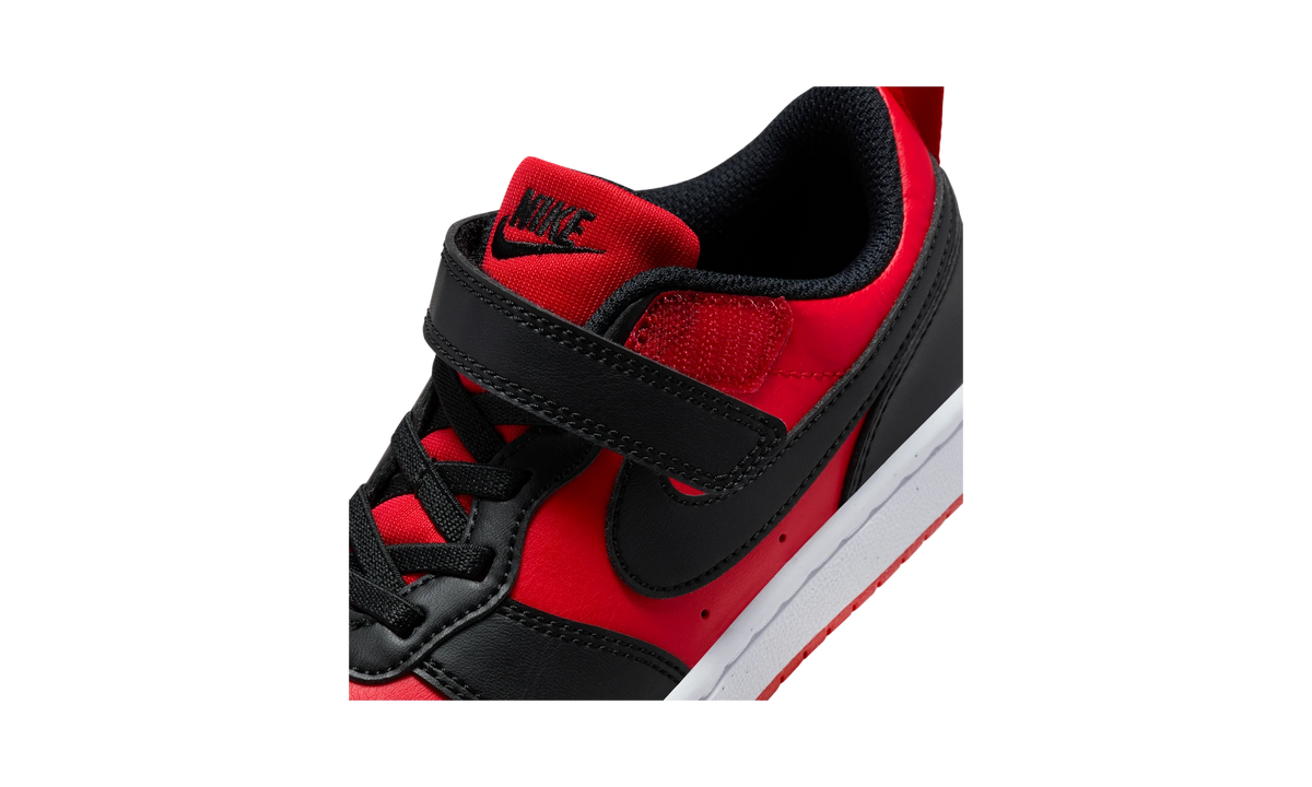 Nike Court Borough Low Recraft University Red Black (PS)