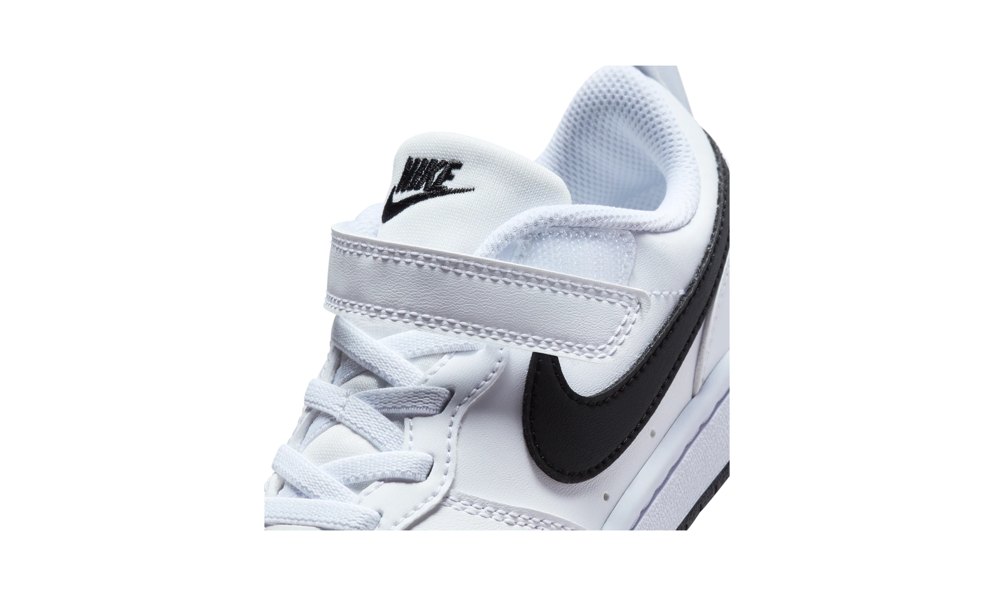Nike Court Borough Low Recraft White Black (PS)