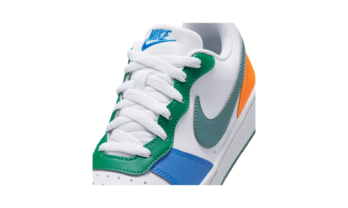 Nike Court Borough Low Recraft White Malachite Blue Crystal Mineral Slate