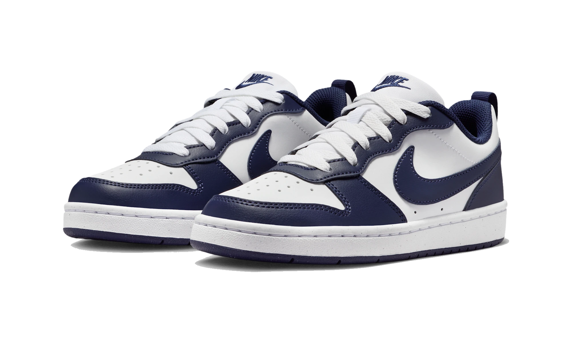 Nike Court Borough Low White Midnight Navy