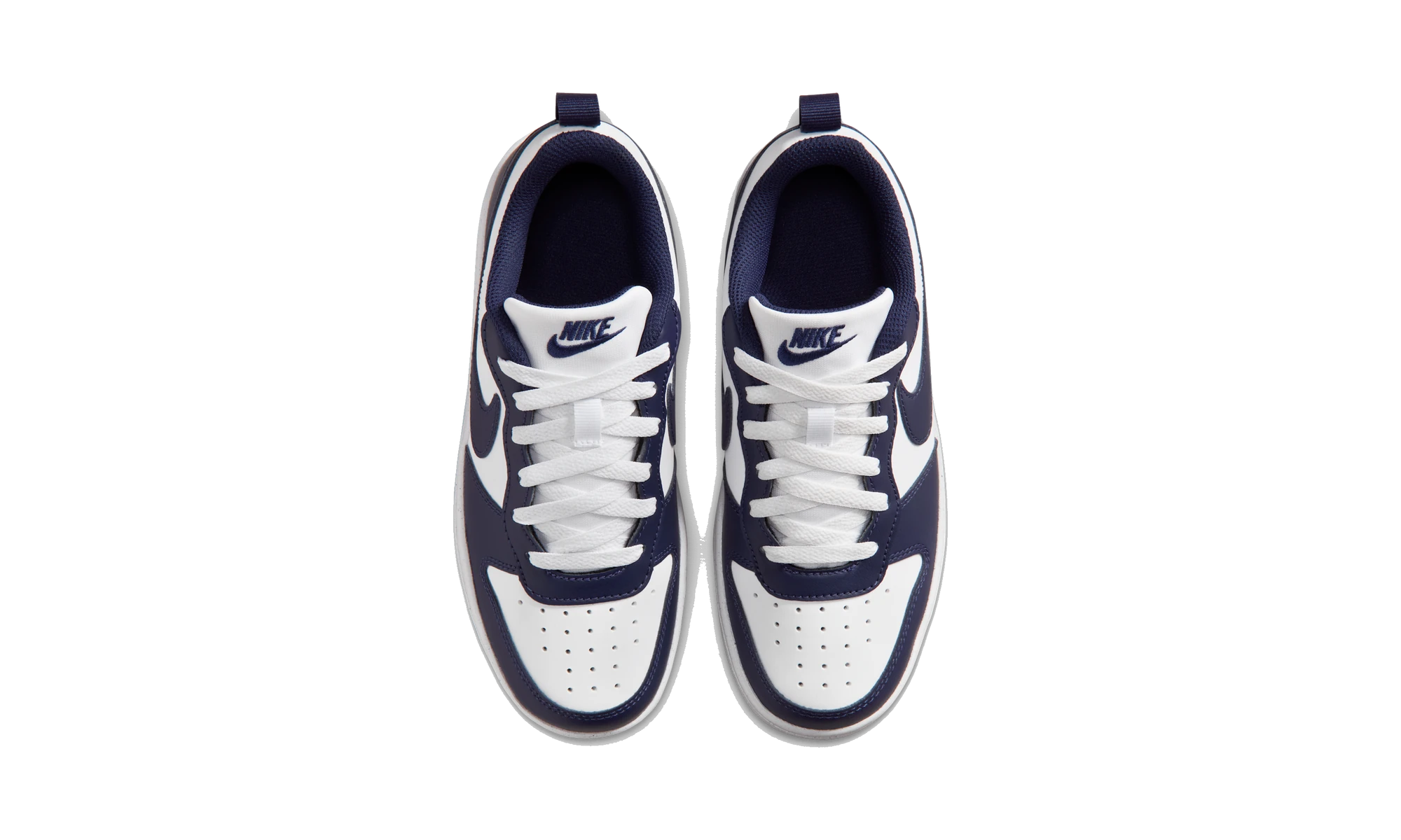 Nike Court Borough Low White Midnight Navy