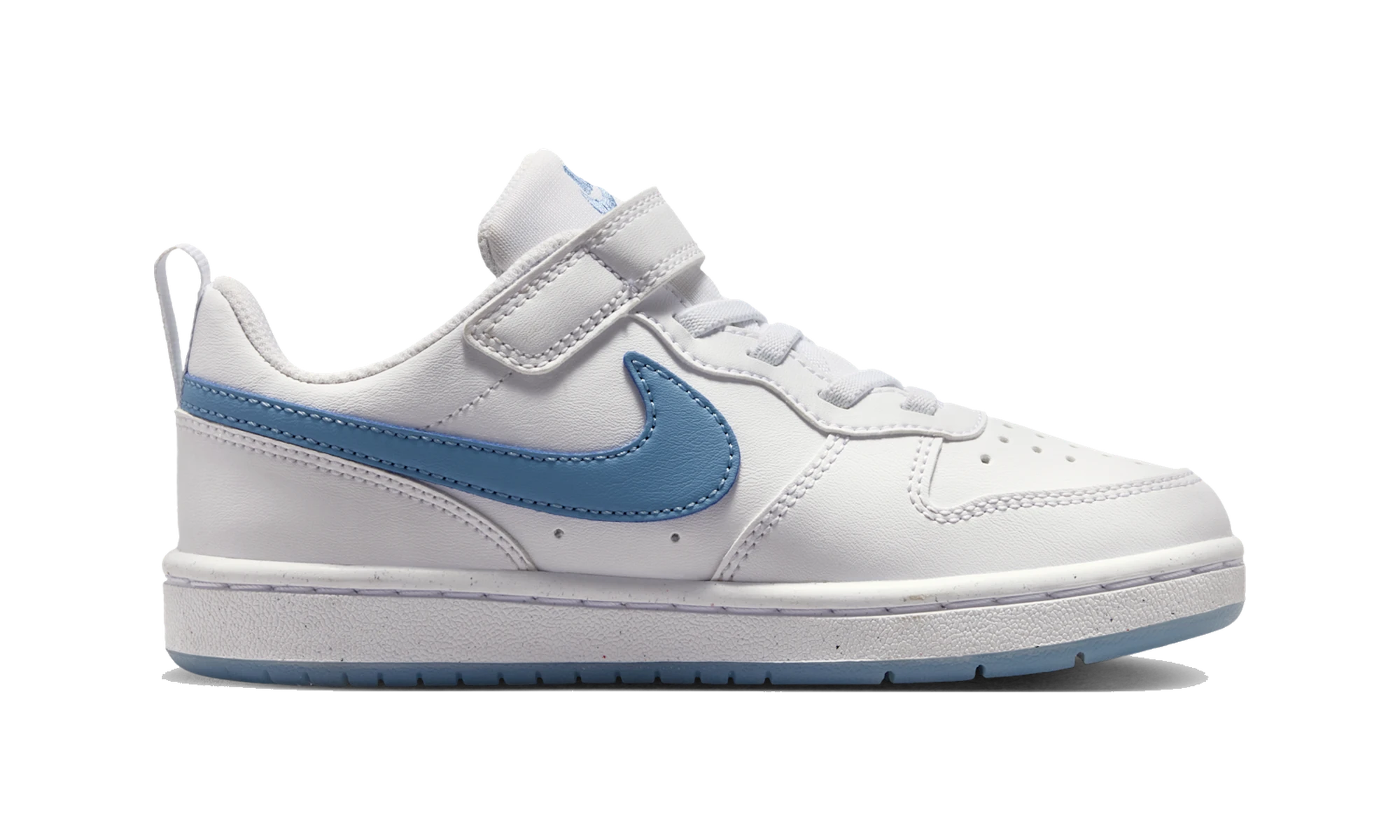 Nike Court Borough Low White Work Blue (PS)