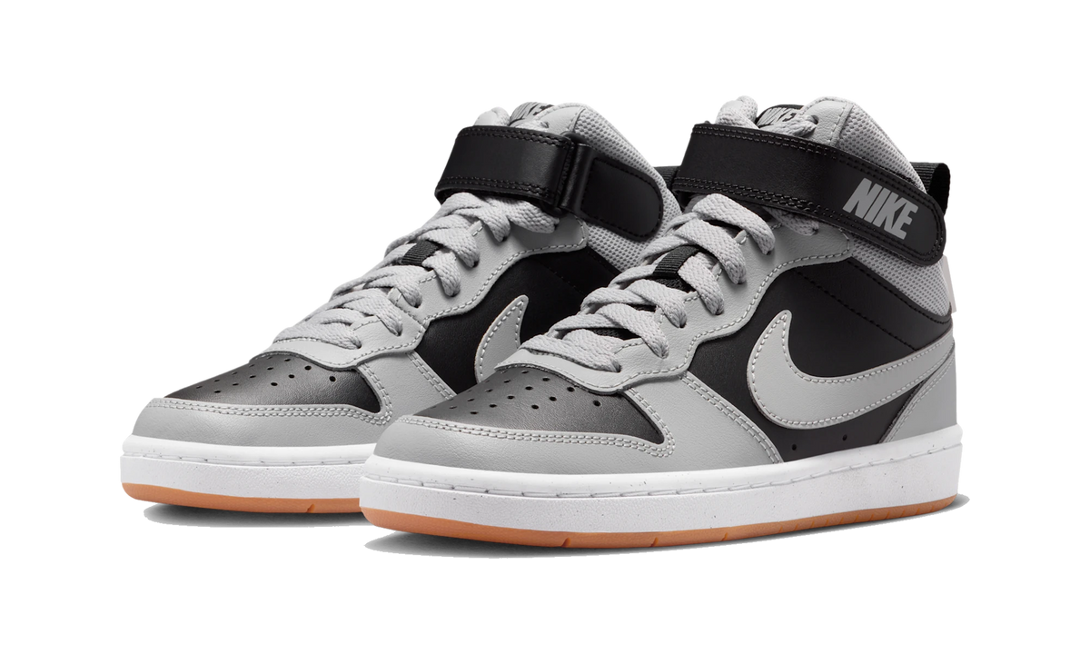 Nike Court Borough Mid 2 Black Light Smoke Grey Gum