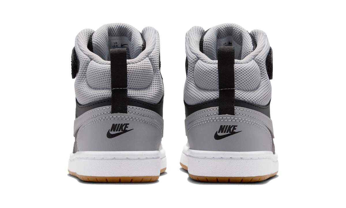 Nike Court Borough Mid 2 Black Light Smoke Grey Gum (PS)