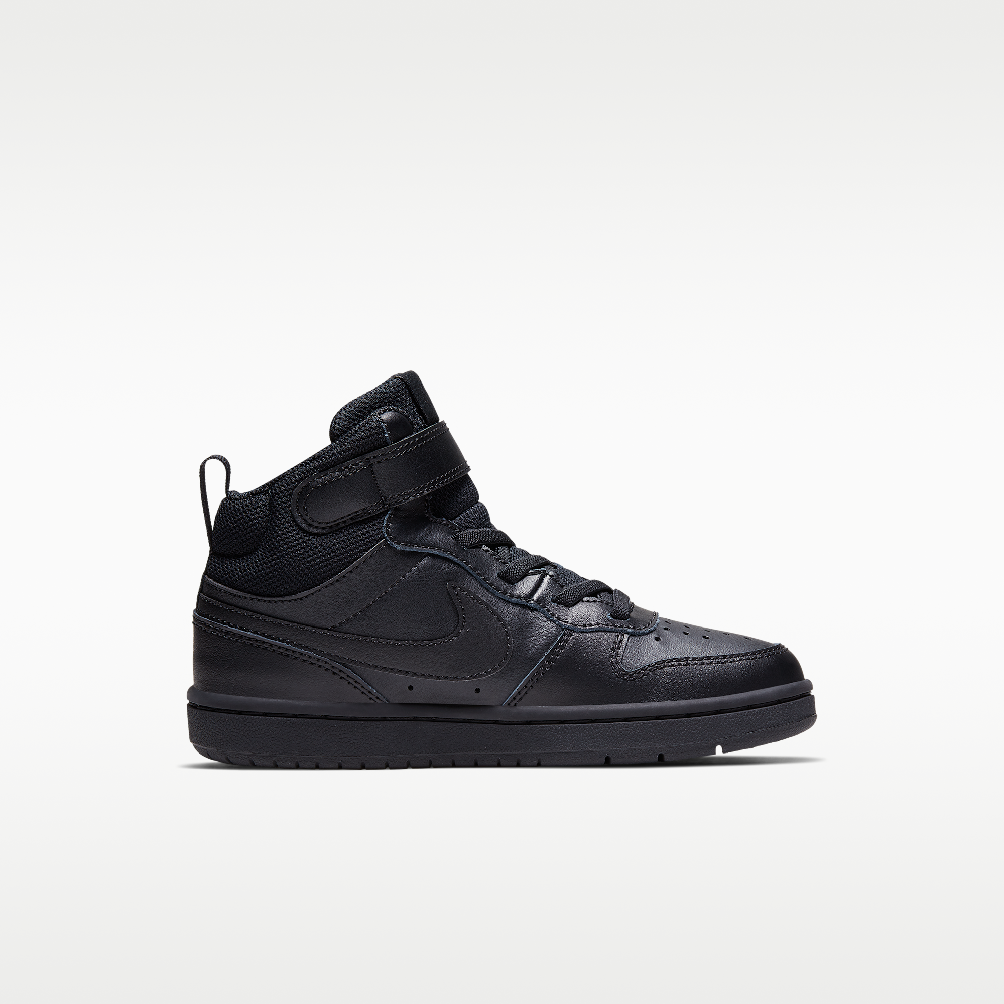Nike Court Borough Mid 2 Black (PS)